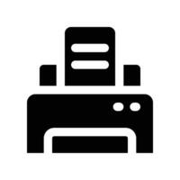 printer solid icon. vector icon for your website, mobile, presentation, and logo design.