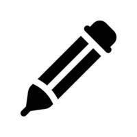 pencil solid icon. vector icon for your website, mobile, presentation, and logo design.