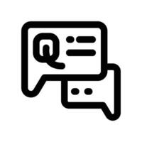 question line icon. vector icon for your website, mobile, presentation, and logo design.