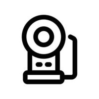 school bell line icon. vector icon for your website, mobile, presentation, and logo design.