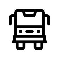 autobús línea icono. vector icono para tu sitio web, móvil, presentación, y logo diseño.