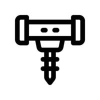 corkscrew line icon. vector icon for your website, mobile, presentation, and logo design.