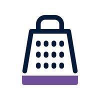 grater dual tone icon. vector icon for your website, mobile, presentation, and logo design.