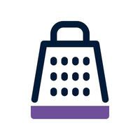 grater dual tone icon. vector icon for your website, mobile, presentation, and logo design.