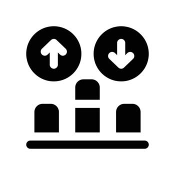 data change solid icon. vector icon for your website, mobile, presentation, and logo design.