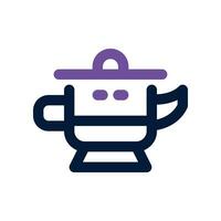 teapot dual tone icon. vector icon for your website, mobile, presentation, and logo design.