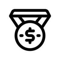 medal line icon. vector icon for your website, mobile, presentation, and logo design.