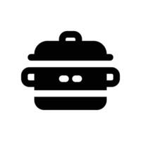 pot solid icon. vector icon for your website, mobile, presentation, and logo design.