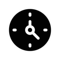 clock solid icon. vector icon for your website, mobile, presentation, and logo design.