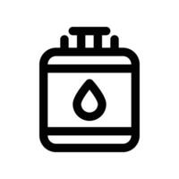 gas tank line icon. vector icon for your website, mobile, presentation, and logo design.