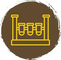 Test Tubes Vector Icon Design