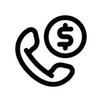 phone line icon. vector icon for your website, mobile, presentation, and logo design.