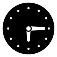 Analog clock icon symbol. Vector illustration