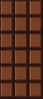 Chocolate bar design. Chocolate bar vector on white background.