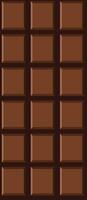 Chocolate bar design. Chocolate bar vector on white background.