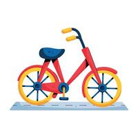 Trendy Racing Cycle vector