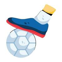 Trendy Football Game vector