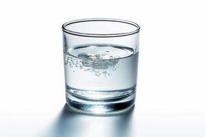 hyper realistic quality of a glass of water AI Generated photo