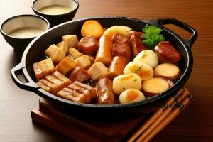 oden japanese photography Food Photography AI Generated photo