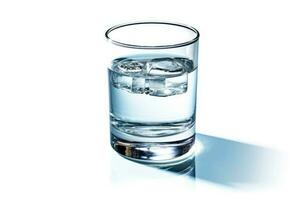 hyper realistic quality of a glass of water AI Generated photo