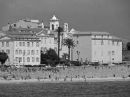 Ajaccio on corsica island photo