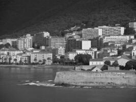 Ajaccio on corsica island photo