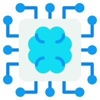 Machine learning icon vector