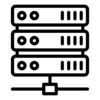 Network server icon vector