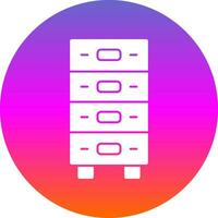Drawer Vector Icon Design