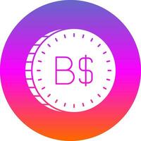 Bahamian dollar Vector Icon Design