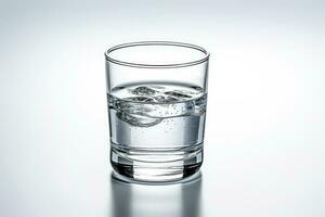 hyper realistic quality of a glass of water AI Generated photo