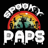 Halloween t-shirt design vector