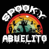 Halloween t-shirt design vector