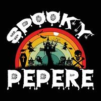 Halloween t-shirt design vector