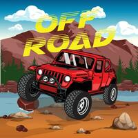 Jeep off road vector