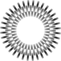 Sun rays abstract hand drawn brushes rays sun, circle ray vector