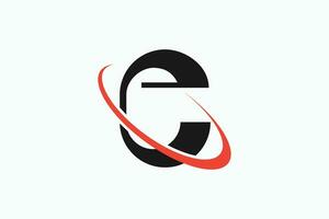 initial letter e logo design for your business vector