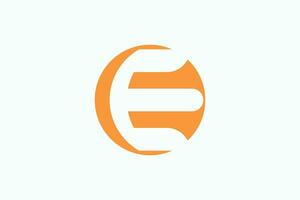 initial letter e logo design for your business vector