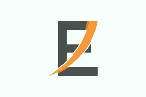 initial letter e logo design for your business vector