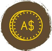 Australian Dollar Vector Icon Design