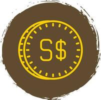 Singapore Dollar Vector Icon Design