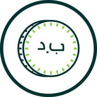 Bahraini Dinar Vector Icon Design