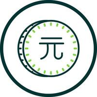 renminbi vector icono diseño