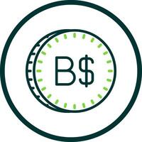 Bahamian dollar Vector Icon Design