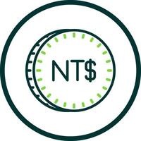 New Taiwan dollar Vector Icon Design