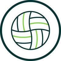 diseño de icono de vector de voleibol