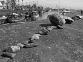 the village of Greetsiel at the north sea photo