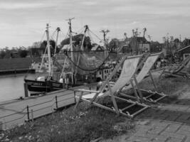 the village of Greetsiel at the north sea photo