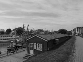 the village of Greetsiel at the north sea photo