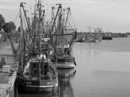 the village of Greetsiel at the north sea photo